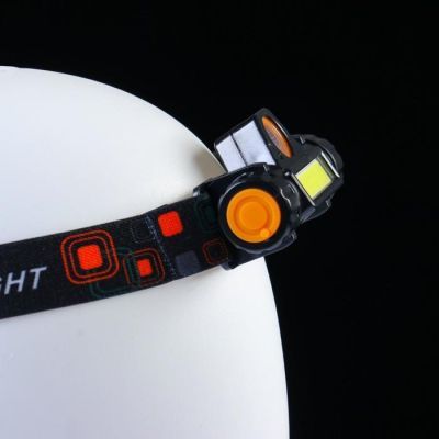 Фонарь налобный аккумуляторный "Мастер К.", 5 Вт, 140 лм, 1200  мАч, 3 режима, USB