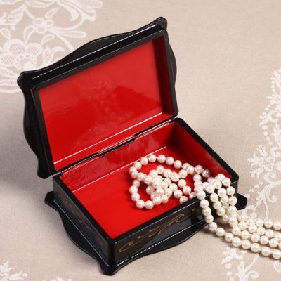 Шкатулка «Деревня», 12,5×16,5 см, лаковая миниатюра, микс