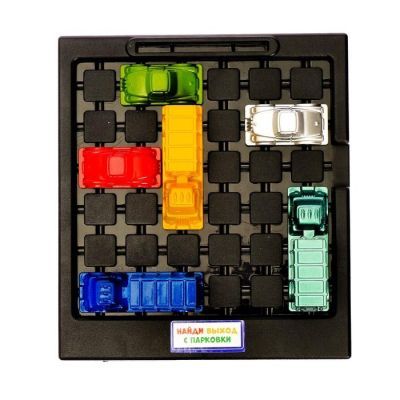 Настольная игра-головоломка на логику «Час пик»: 16 машин, 152 задания