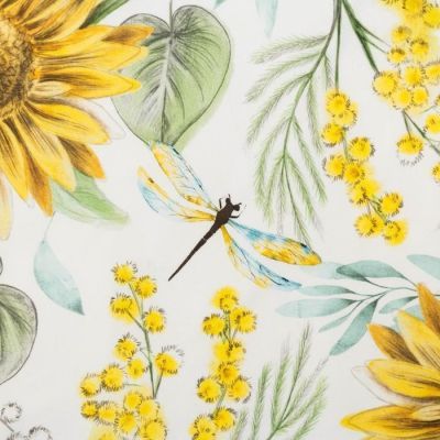 Скатерть "Этель" Солнечные цветы 220х147 см, 100% хлопок, саржа 190 г/м2