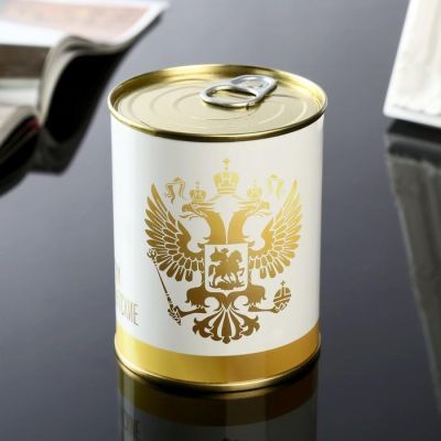 Носки в банке "Президентские"  (мужские, цвет черный)