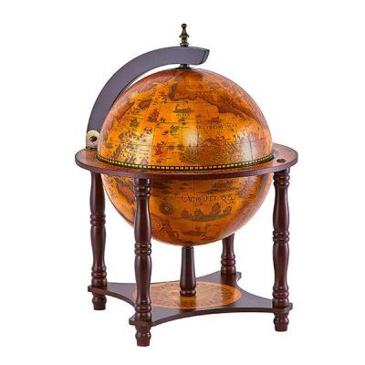 Глобус-бар универсальный №68, диаметр 33 cм, высота 55 см