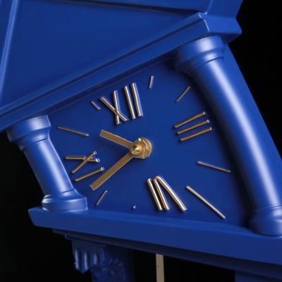 Часы настольные "Маятник на ноге" синие