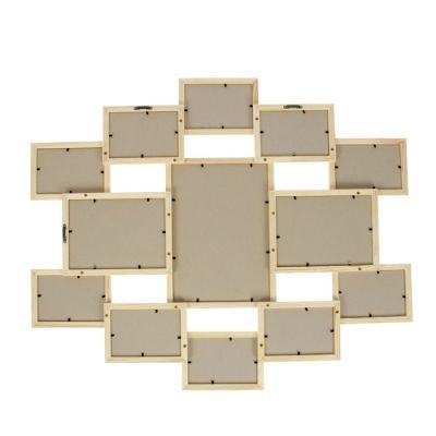 Фоторамка на 13 фото 10х15 см, 15х21 см, 21х30 см, белая