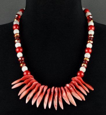 Колье "Жар-Птица" арт.АНТ-367