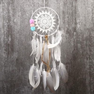 Ловец снов "Кружевной цветок " d=15 см МИКС 52 см