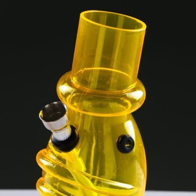 Бонг "Волна" наклонный, 20.5 см, матовый, микс