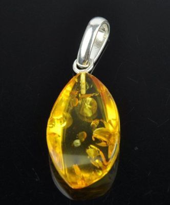 Кулон Янтарь "Золотой дождь" арт.ЯК-143