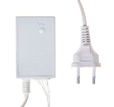 Гирлянда уличная "Дождь" (Ш:2 м, В:1,5 м, нить силикон, белый)