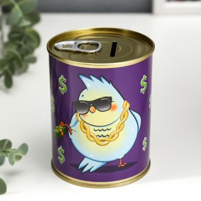 Копилка-банка металл "Будущий миллиардер"