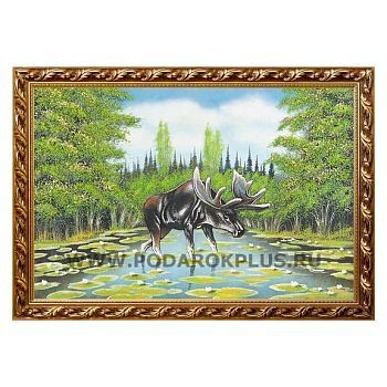 Картина "Лось" багет №170 (40х60 см)