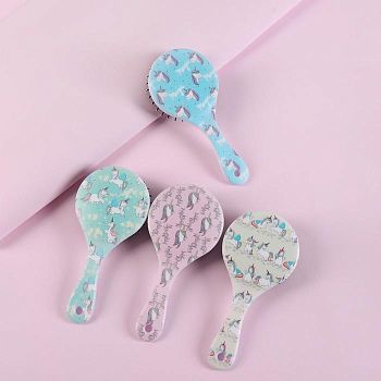 Расчёска массажная, 8 × 17 см, рисунок МИКС