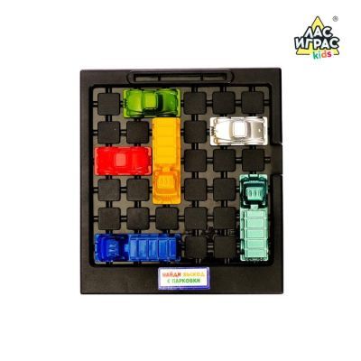 Настольная игра-головоломка на логику «Час пик»: 16 машин, 152 задания