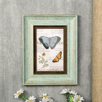 Фоторамка пластик 10х15 см "Марселье" светло-голубая 22,5х17,5х2 см