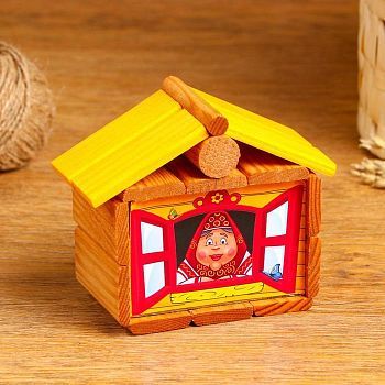 Копилка "Дом", 10 х 12 см, микс