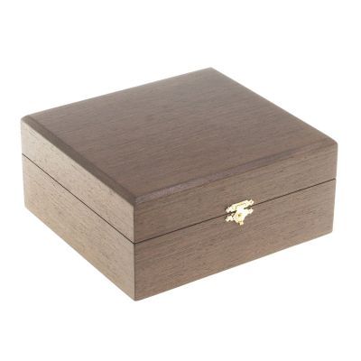 Подстаканник "Малахитовый" с ложечкой в стильной коробке (золото, никель)