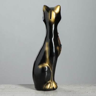 Копилка "Камила", покрытие лак, чёрная, 40 см