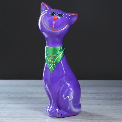 Копилка "Кот Филипп", покрытие лак, разноцветная, 33 см, микс