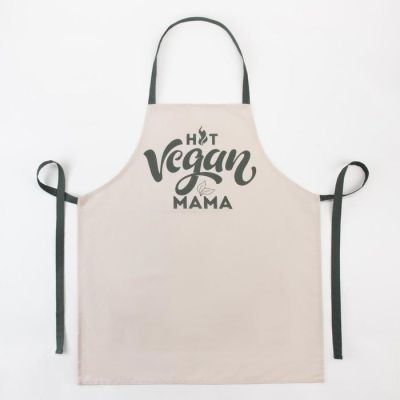 Фартук "Этель" Vegan mama 70х60 см, 100% хлопок, саржа 190 г/м2