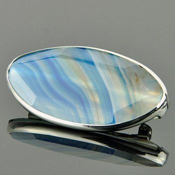 Брошь Агат "Тибет" арт. бшНАГ-393