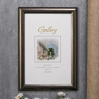 Фоторамка пластик Gallery 20х30 см грецкий орех