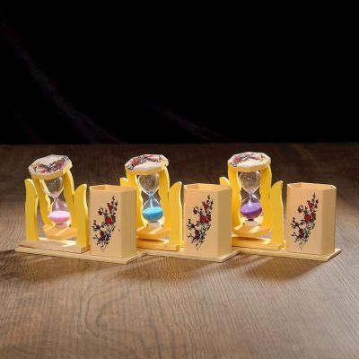 Песочные часы "Япония", сувенирные, с карандашницей, 5 х 13.5 х 10 см, микс