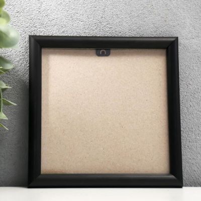 Фоторамка пластик 489 13х13 см чёрный