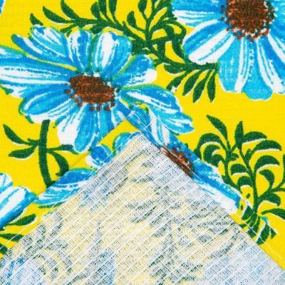 Полотенце Доляна «Хризантемы» 25х50 см, 100% хл., вафельное полотно 160 г/м2