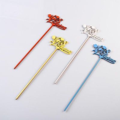 Топпер "С 8 Марта, с тюльпанами" 13,5×7,5 см Дарим Красиво цвет МИКС