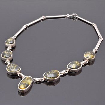 Колье Янтарь "Балтийская осень" арт. ЯК-1434