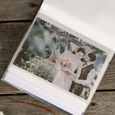 Фотоальбом на 100 фото 10х15 см Image Art серия 014 молодежный джинс МИКС