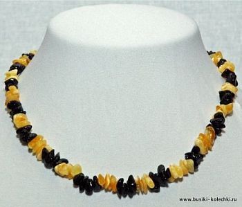 Бусы Янтарь "Солнечная россыпь" арт. НЯН -п324