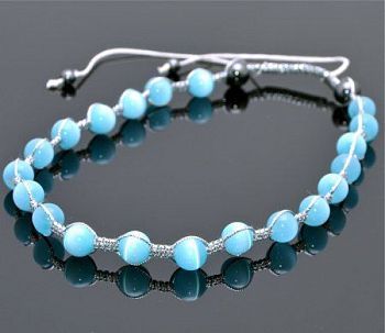 Бусы Кошачий глаз, Гематит "Шамбала" арт.П3294