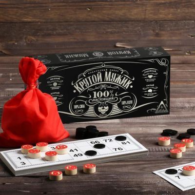 Подарочной набор «Крутой мужик», лото