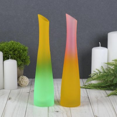 Ваза "Радуга" матовая мал. 26см МИКС