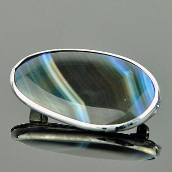 Брошь Агат "Тибет" арт. бшНАГ-379