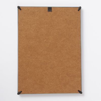 Фоторамка пластик L-3 21х30 см, серебр. мет., с небьющимся стеклом