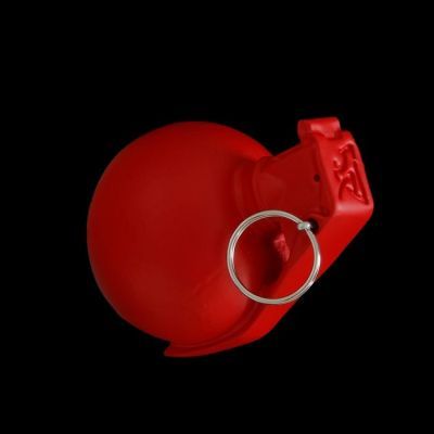 Вешалка-лимонка красная