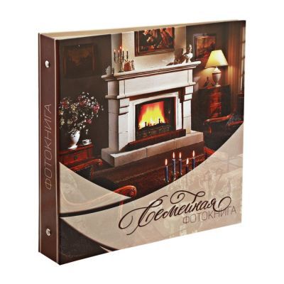 Фотокнига с наклейками "Семейная", 26 х 26 см, 25 листов: 5 дизайнерских, 10 магнитных и 10 цветных