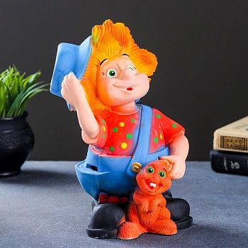 Копилка "Сорванец"  МИКС, 15х17х25см