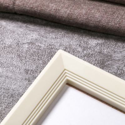 Фоторамка пластик L-5 21х30 см, слоновая кость, с небьющимся стеклом