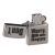 Зажигалка ZIPPO 200 Don`t Worry с покрытием Brushed Chrome