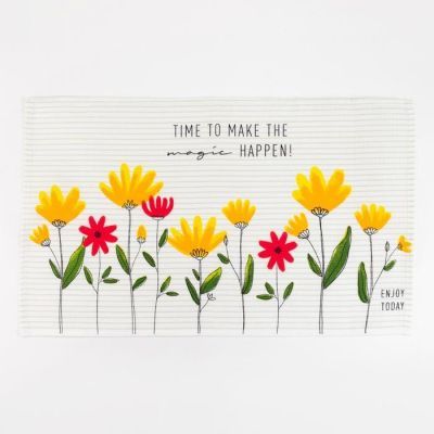 Набор полотенец кух. "Доляна" Happiness looks 35х60см-2шт, 100% хл