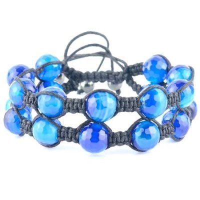 Браслет Агат ограненный "Шамбала 10-2" арт. бП1893А