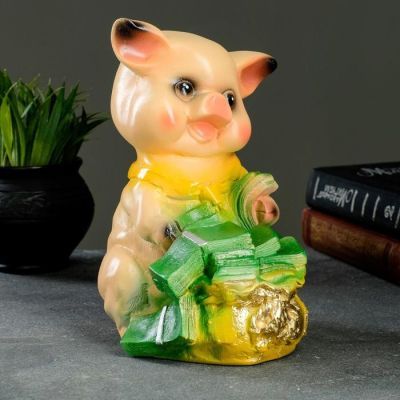 Копилка "Поросенок с галстуком" 23см