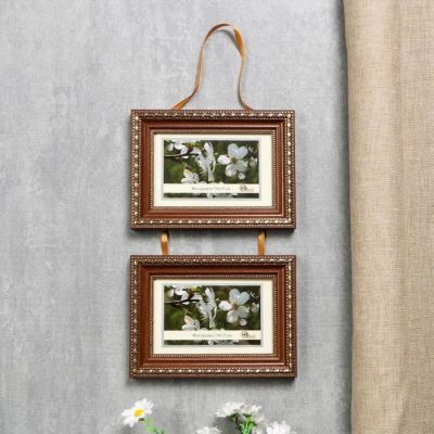 Фоторамка 291-3022 (10х15 см)*2 двойная на тесьме