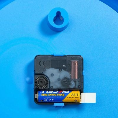 Часы настенные круглые детские "Спорткар", d=24.5 см, голубая рама, плавный ход, микс