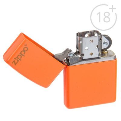 Зажигалка ZIPPO 28888ZL Classic с покрытием Neon Orange