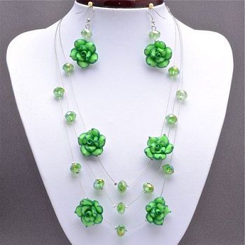 Комплект Хрусталь, пластик "Летнее настроение" арт.КП112