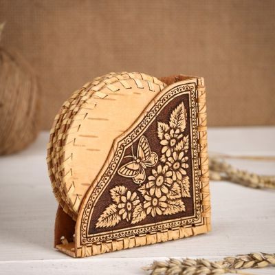 Набор подставок под горячее "Бабочки"